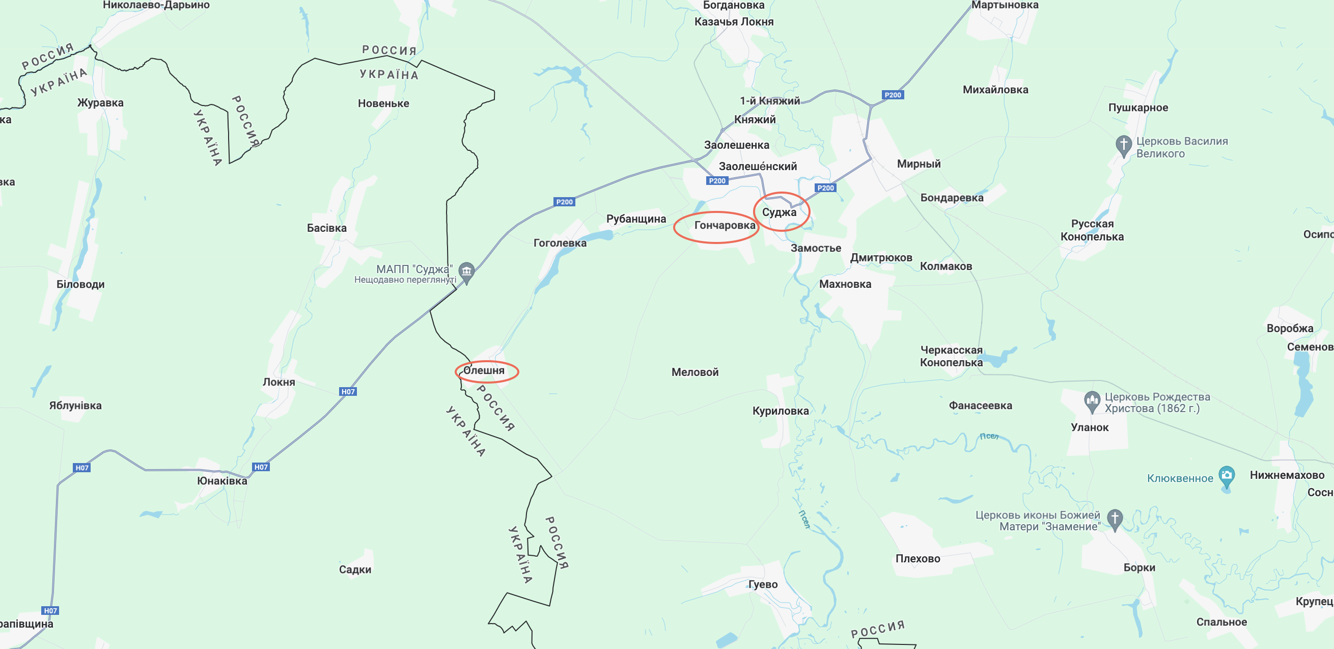 Безлюдна Суджа та різні версії "прориву". Ситуація в Курській області на ранок (карти)